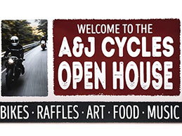A and J Cycles Open House