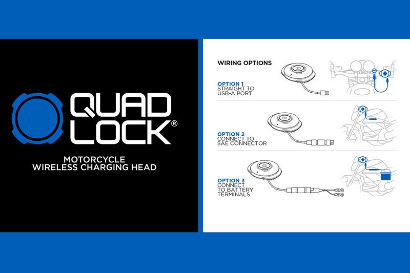 Quad Lock 360 Head - USB Weatherproof Wireless Charging Head